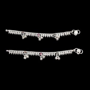 Pure Silver Anklet - 5.5 inch