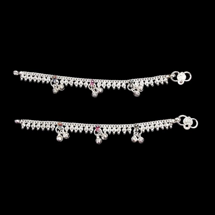 Pure Silver Anklet - 5 inch