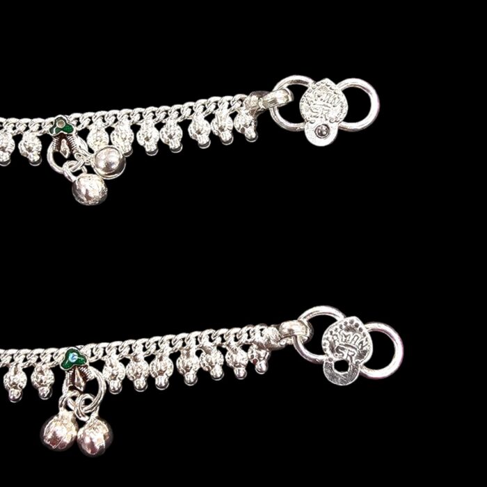 Pure Silver Anklet - 5 inch