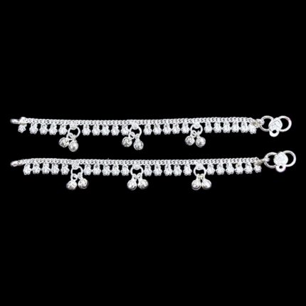 Pure Silver anklet - 5 inchs