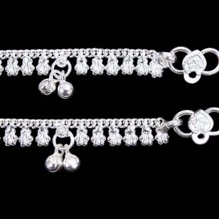 Pure Silver anklet - 5 inch