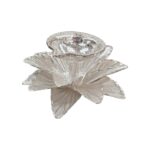 Pure Silver Diya - Flower