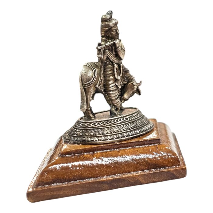 Pure Silver Krishna Idol