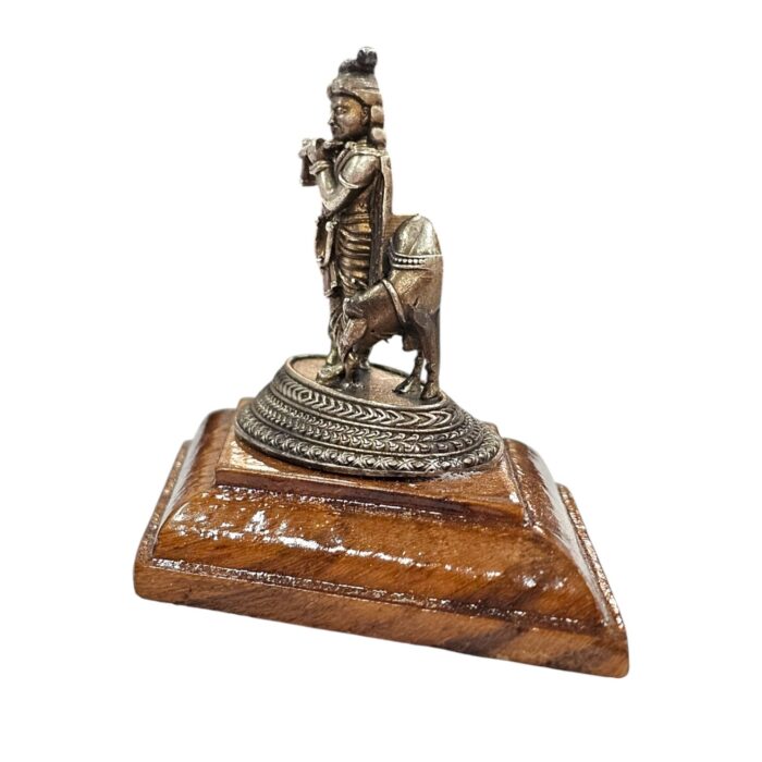 Pure Silver Krishna Idol