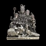 Pure Silver Shiv Parivar Idol