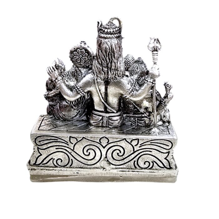 Pure Silver Shiv Parivar Idol