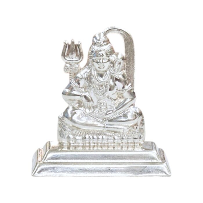 925 stamped Pure Silver Shiv Idol