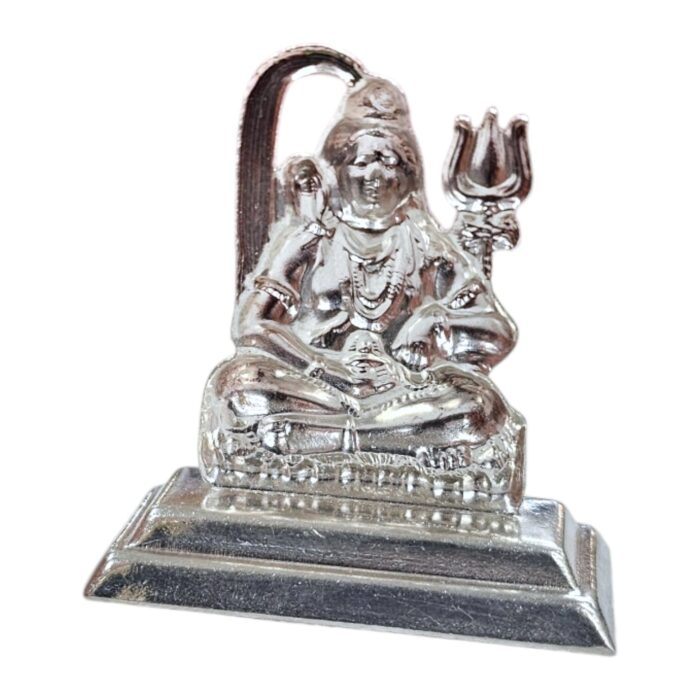 925 stamped Pure Silver Shiv Idol