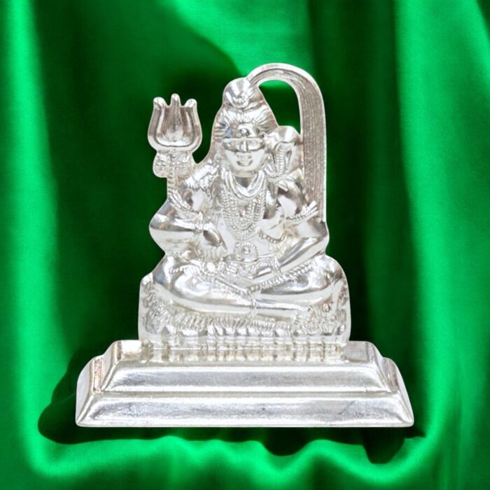 925 stamped Pure Silver Shiv Idol