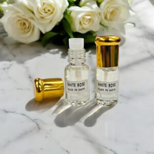 White rose - Attar perfume Oil from India