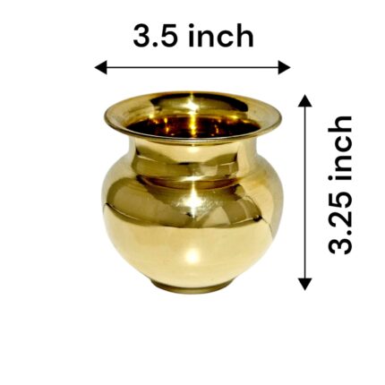 Brass Lota - 3.25 inch