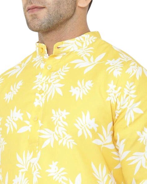 Floral Printed Kurta - Indian ethnic wear in Canada