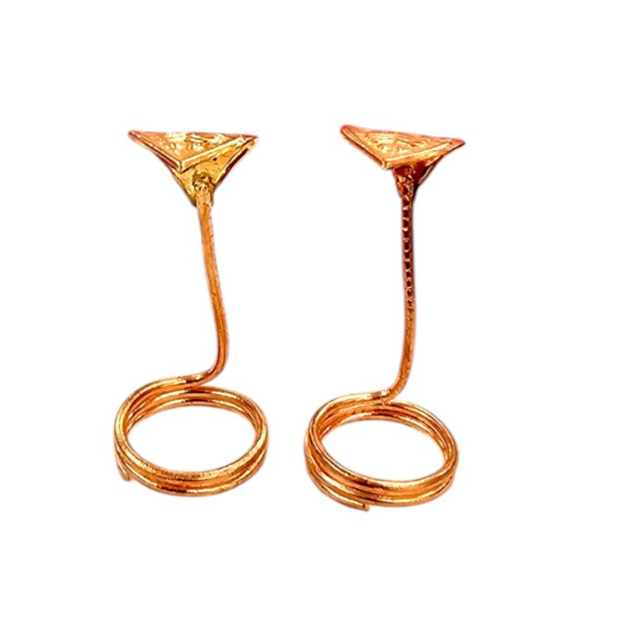 Pair of Copper Naag - 2.25 inch