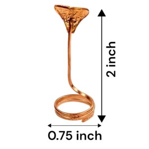Pair of Copper Naag - 2 inch