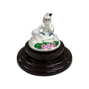 Pure Silver Baby Krishna Idol for your home Mandir