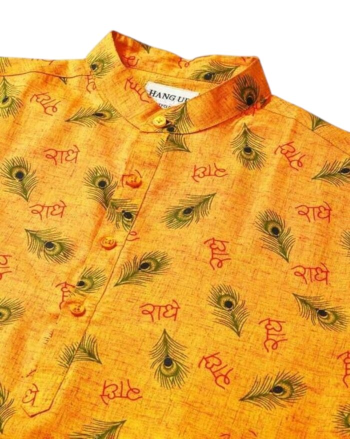 Ethnic Radhe Radhe Men Kurta