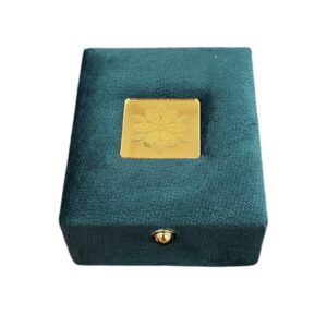 Teal Green velvet Jewelry Gift Packing - Velvet Box