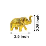 Small Metal Elephant Pair | Medium