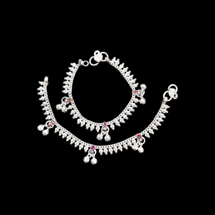 Pure Silver Baby Anklet - 5.5 inch