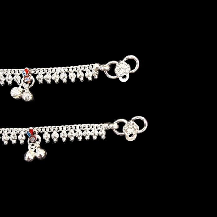 Pure Silver Baby Anklet - 5.5 inch