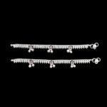 Pure Silver Baby Anklet - 5.5 inch