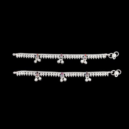 Pure Silver Baby Anklet - 5.5 inch