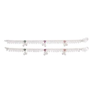 Pure Silver Anklet - 7 inch