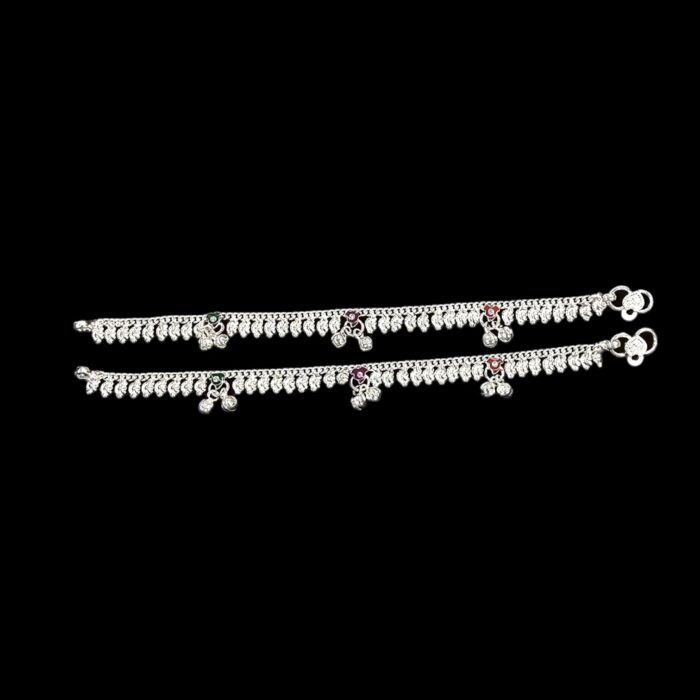 Pure Silver Anklet - 7 inch