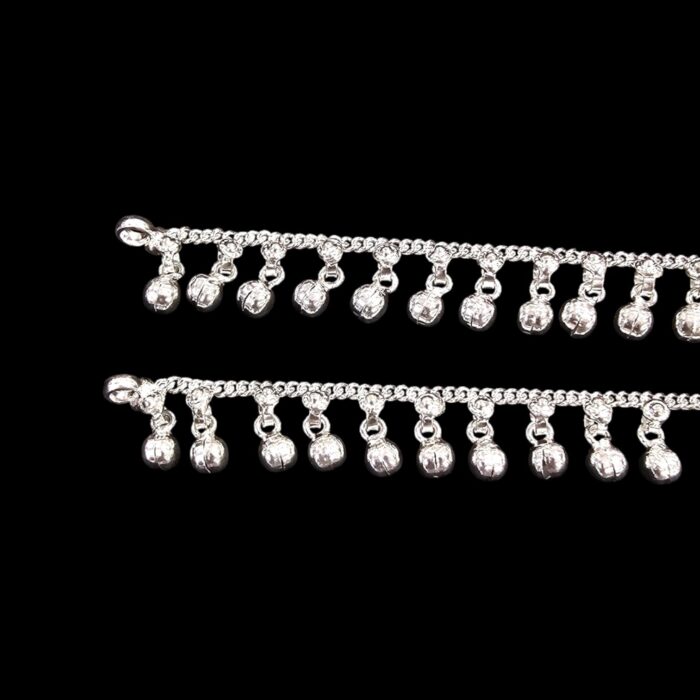 Pure Silver Anklet - 6.5 inch | Silver anklet for Toddler