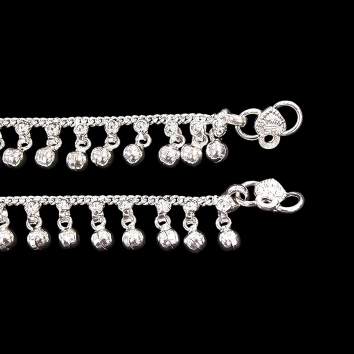 Pure Silver Anklet - 6.5 inch | Silver anklet for Toddler