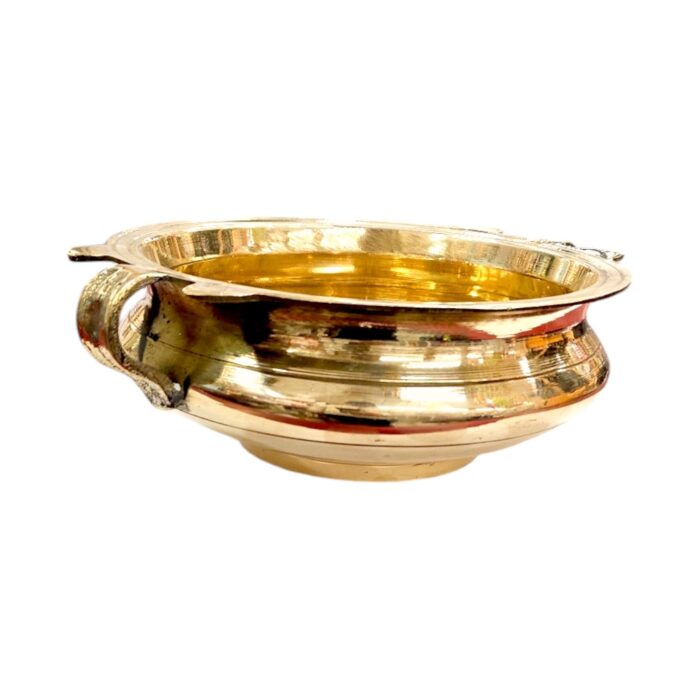 Large Brass Urli - 7 Inch