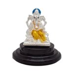 Pure Silver Ganesha Idol in Dome