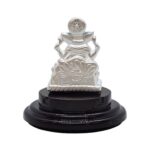 Pure Silver Ganesha Idol in Dome