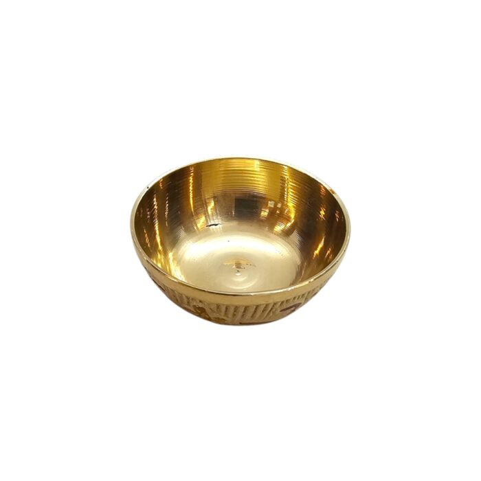 Etched Brass Thali set