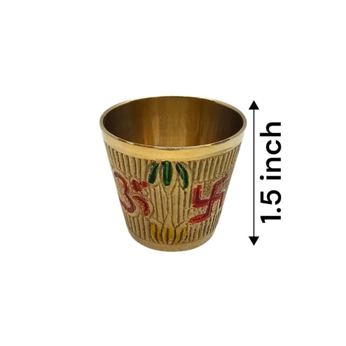 Etched Brass Thali set