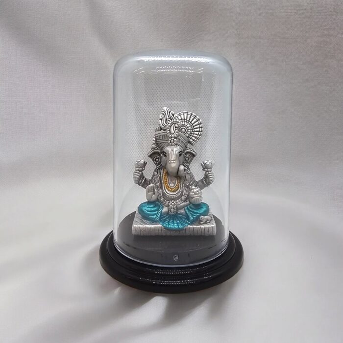 Pure Silver Ganesha Idol | Dagdu Sheth