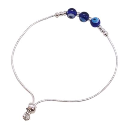 Sterling Silver evil eye Bracelet | 925 sterling silver bracelet | Gift for her