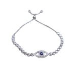 Sterling Silver evil eye Bracelet | 925 sterling silver bracelet | Gift for her