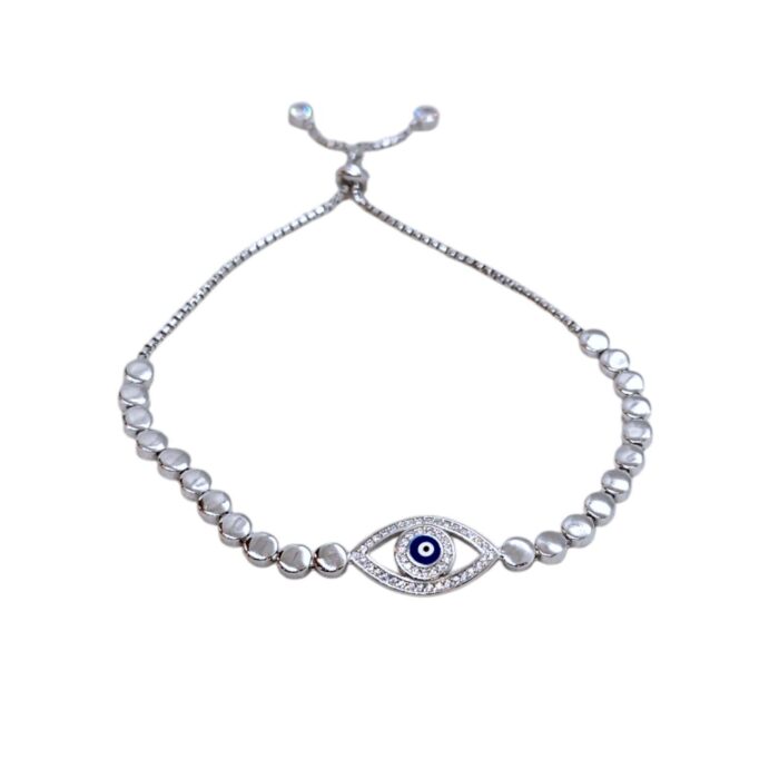 Sterling Silver evil eye Bracelet | 925 sterling silver bracelet | Gift for her
