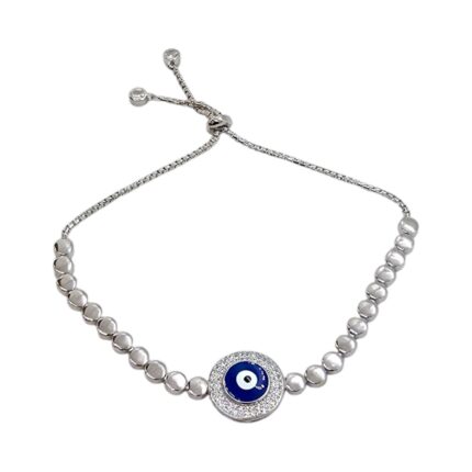 Sterling Silver evil eye Bracelet | 925 sterling silver bracelet | Gift for her