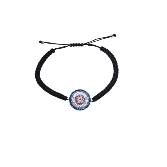 Sterling Silver evil eye Bracelet | Nazaria bracelet for Adults | Gift for her