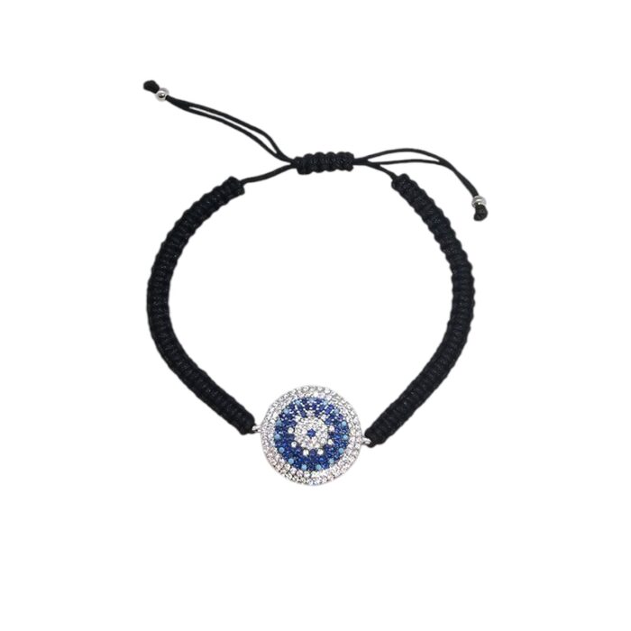 Sterling Silver evil eye Bracelet | Nazaria bracelet for Adults | Gift for her