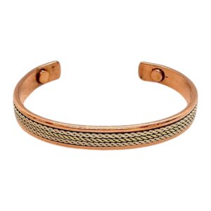 Three-Tone Pure Copper Bracelet | Copper Jewelry For Men and Women