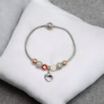 925 Sterling Silver Charm Bracelet - Heart | Gift for her