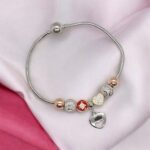 925 Sterling Silver Charm Bracelet - Heart | Gift for her