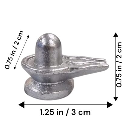 Original Parad Shivling | Mercury Shivling | 0.75 inch | 40-45 gram