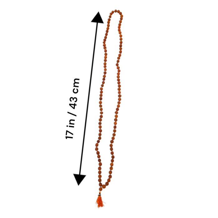 Rudraksh Jaap Mala | 7 mm natural Rudraksha Bead Jap Mala | Rudraksha mala