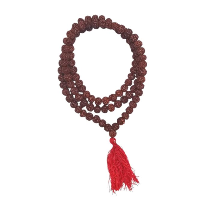 Rudraksh Mala - 8 mm natural Rudraksha Bead Jap Mala | Rudraksha mala