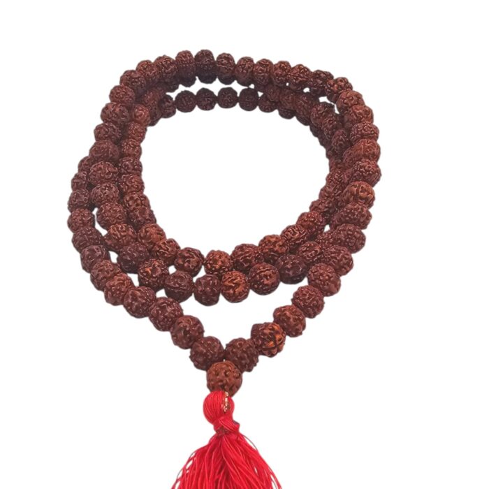 Rudraksh Mala - 8 mm natural Rudraksha Bead Jap Mala | Rudraksha mala