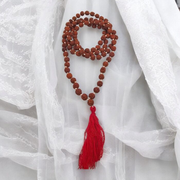 Rudraksh Jaap Mala | 8 mm natural Rudraksha Bead Jap Mala | Rudraksha mala